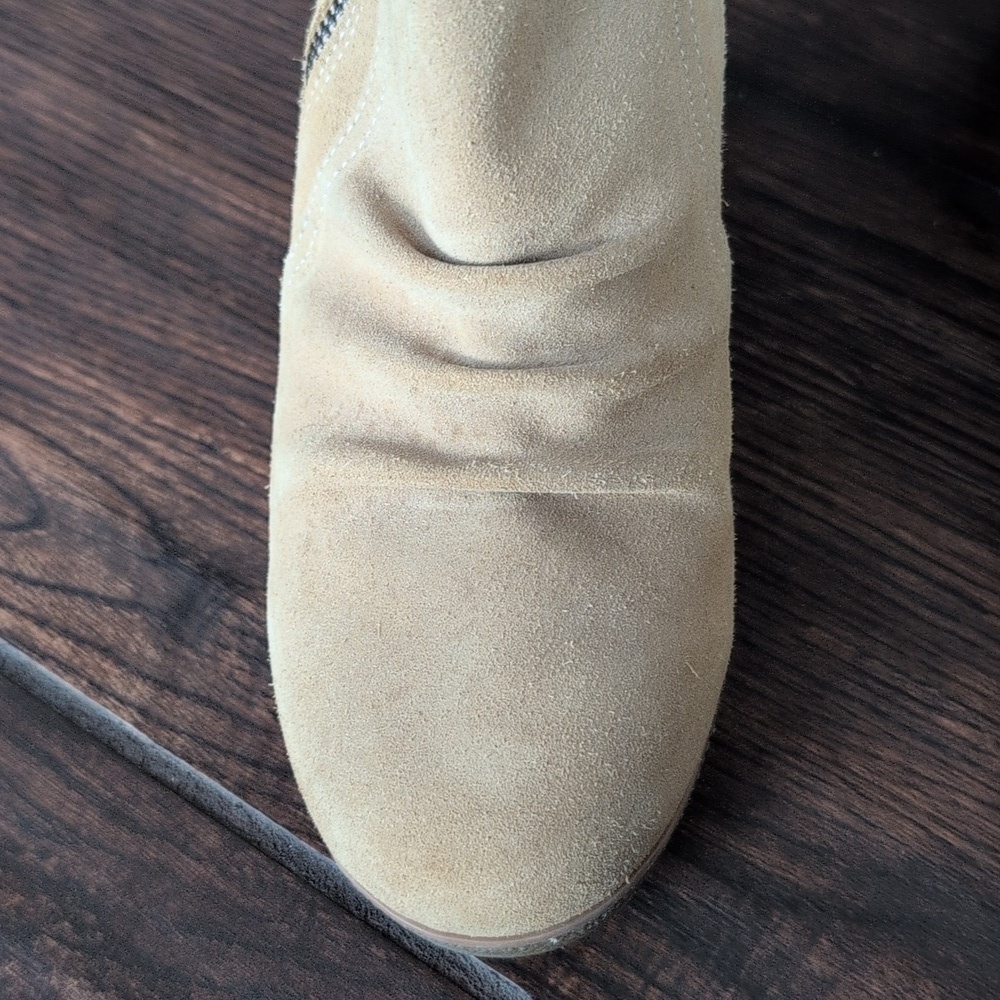 Sperry Top Slider Harper Kara Tan Suede Wedge Ankle Bootie - Women's 9 - Picture 3 of 8